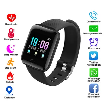 116Plus Smart Watch Band Color Multi-functional Sports Bracelet Smart Wristband IP67 Heart Rate Fit Bit Smart Digital Watches
116Plus Smart Watch Band Color Multi-functional Sports Bracelet Smart Wristband IP67 Heart Rate Fit Bit Smart Digital Watches
