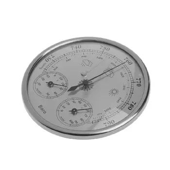 130mm Atmospheric Pressure Temperature Hygrometer Weather Station Three-in-One Barometer Film Metal Box Barometer
130mm Atmospheric Pressure Temperature Hygrometer Weather Station Three-in-One Barometer Film Metal Box Barometer