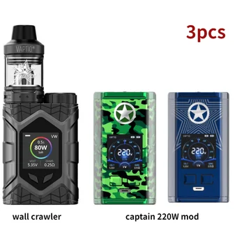 Original Vaptio WALL CRAWLER THRONE KIT With P1tf Vaping Kit Fusion Kit 510 Atomizer Gift Core Head Leno Vape Pen Kits Vaporizer
Original Vaptio WALL CRAWLER THRONE KIT With P1tf Vaping Kit Fusion Kit 510 Atomizer Gift Core Head Leno Vape Pen Kits Vaporizer