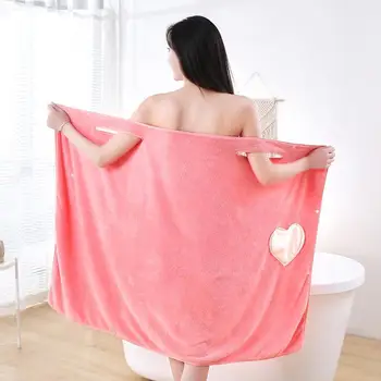Bath Towel Bathrobe Coral velvet Bathroom Fast Dry Wrap Women Bath towels Wearable Shower SPA Wrap Body Beach
Bath Towel Bathrobe Coral velvet Bathroom Fast Dry Wrap Women Bath towels Wearable Shower SPA Wrap Body Beach