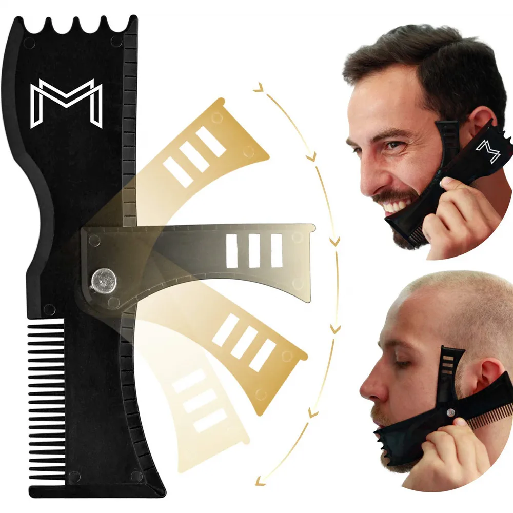 Adjustable Beard Shaping Tool Trimming Shaper Template Comb Styling Template Beard Lineup Tool Edger Trimmers Beauty Tool
Adjustable Beard Shaping Tool Trimming Shaper Template Comb Styling Template Beard Lineup Tool Edger Trimmers Beauty Tool