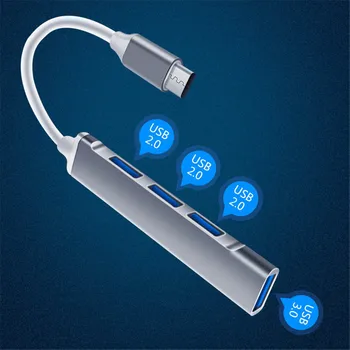 New 4 in 1 Multi USB Type C Hub PD Power Delivery Port 4 USB 3.0 Ports USB C Hub Adapter for Mac book Pro Thunderbolt USB C HUB
New 4 in 1 Multi USB Type C Hub PD Power Delivery Port 4 USB 3.0 Ports USB C Hub Adapter for Mac book Pro Thunderbolt USB C HUB