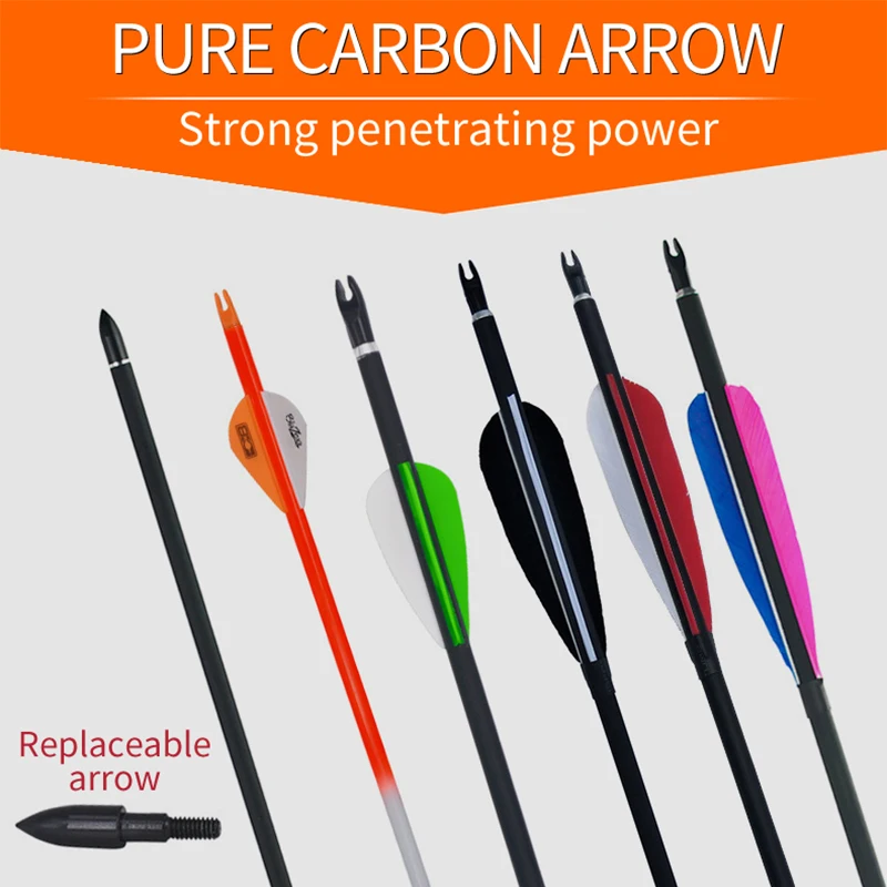6/12/24Pcs Carbon Arrow Hunting Professional Archery Accessories for Compound Bow Recurve Bow and Arrow Shooting Arrow Head
6/12/24Pcs Carbon Arrow Hunting Professional Archery Accessories for Compound Bow Recurve Bow and Arrow Shooting Arrow Head