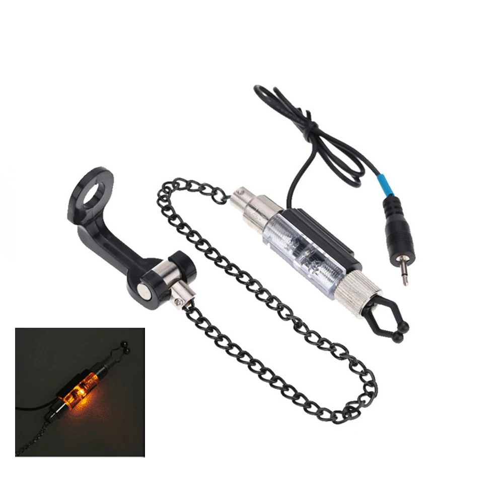 JY SW 5 Easy Apply Fishing LED Indicator Illuminated Outdoor Chain Swinger Adjustable Clip Tool Flash Carp Bite Alarm Durable
JY SW 5 Easy Apply Fishing LED Indicator Illuminated Outdoor Chain Swinger Adjustable Clip Tool Flash Carp Bite Alarm Durable
