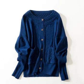 Casual Women Cashmere Sweater Cardigans Lantern Sleeve O-Neck Knitted Coats With Pockets Autumn Winter Ladies Wool Cardigan 2019
Casual Women Cashmere Sweater Cardigans Lantern Sleeve O-Neck Knitted Coats With Pockets Autumn Winter Ladies Wool Cardigan 2019