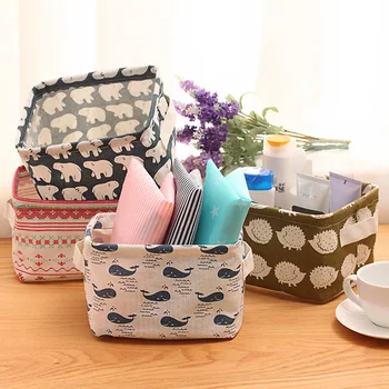 Happy Color Cotton Linen Cloth Storage Box Debris Sorting Box for Collection South Korea Pastoral Style Desktop Fabric Storage B 
Happy Color Cotton Linen Cloth Storage Box Debris Sorting Box for Collection South Korea Pastoral Style Desktop Fabric Storage B