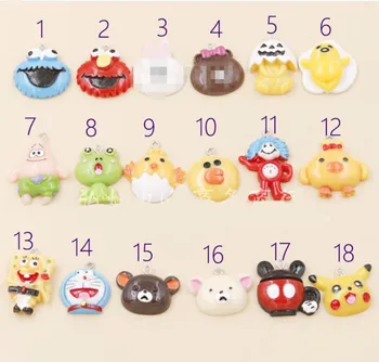 wholesale kawaii resin Cartoon anime resin charms fashion Jewelry necklace pendant keychain charms for DIY decoration 
wholesale kawaii resin Cartoon anime resin charms fashion Jewelry necklace pendant keychain charms for DIY decoration