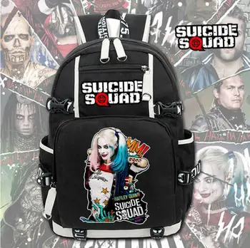 Fahsion Men Black Backpack Suicide Squad Harley Quinn Joker School Bags Laptop Shoulder Travel Bags Teenagers Rucksack Gift
Fahsion Men Black Backpack Suicide Squad Harley Quinn Joker School Bags Laptop Shoulder Travel Bags Teenagers Rucksack Gift