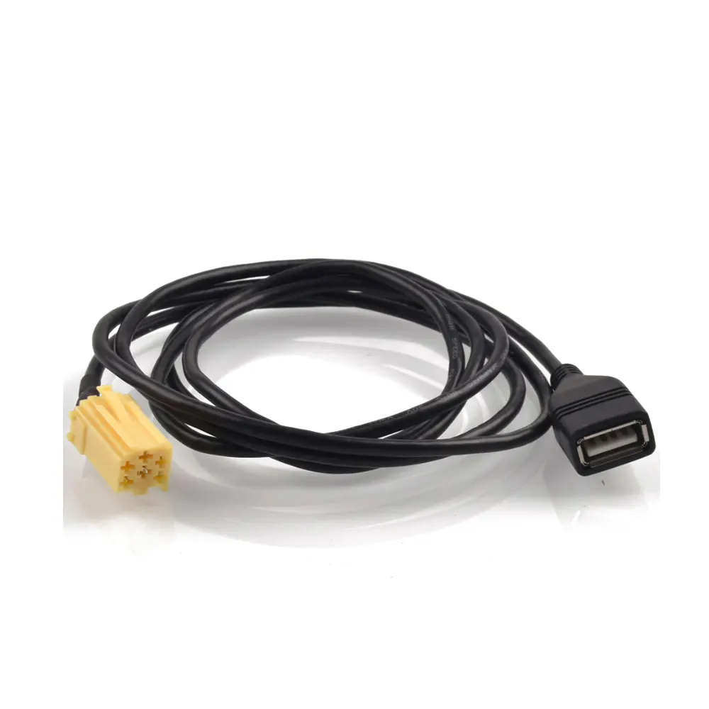 Car MINI-ISO 6 Pin Connector Plug Black USB Adapter Cable AUX Function for Alfa Romeo Fiat Grande Punto 2007+ AUX USB
Car MINI-ISO 6 Pin Connector Plug Black USB Adapter Cable AUX Function for Alfa Romeo Fiat Grande Punto 2007+ AUX USB