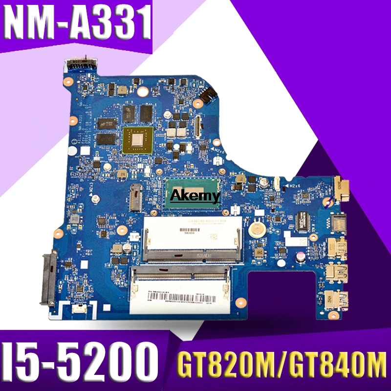 G70-80 motherboard Para Lenovo G70-70 B70-80 Z70-80 motherboard I5-5200U AILG NM-A331 com GT840M/GT820M Teste 100% original
G70-80 motherboard Para Lenovo G70-70 B70-80 Z70-80 motherboard I5-5200U AILG NM-A331 com GT840M/GT820M Teste 100% original