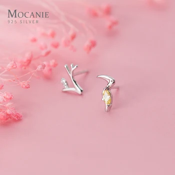 Mocanie Fashion Simple Lovely Asymmetry Branches Woodpecker Anti-Allery 925 Sterling Silver Stud Earring for Women Fine Jewelry
Mocanie Fashion Simple Lovely Asymmetry Branches Woodpecker Anti-Allery 925 Sterling Silver Stud Earring for Women Fine Jewelry