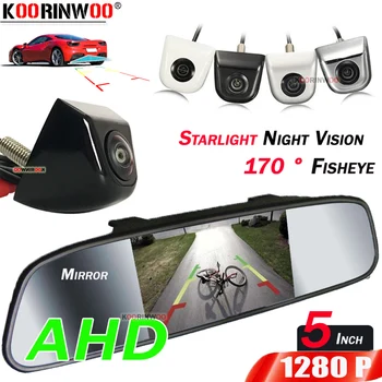 Koorinwoo Intelligent Starlight AHD Car Parking System Kit 5" Monitor Mirror 2 Video RCA/AVScreen 1280P Rear View Camera Fisheye
Koorinwoo Intelligent Starlight AHD Car Parking System Kit 5" Monitor Mirror 2 Video RCA/AVScreen 1280P Rear View Camera Fisheye