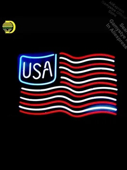 American USA Flag Neon Signs Handcrafted Neon Bulb Sign Glass Advertisement Sign Lighting Iconic Sign Letrero Neon Bar Pub Light
American USA Flag Neon Signs Handcrafted Neon Bulb Sign Glass Advertisement Sign Lighting Iconic Sign Letrero Neon Bar Pub Light