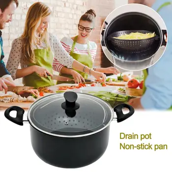 Stainless Steel Cooking Pot With Strainer Basket Non-stick Pot Kitchen Tool Saucepan Steamer Pot Stainless Steel Pot Cook Tool
Stainless Steel Cooking Pot With Strainer Basket Non-stick Pot Kitchen Tool Saucepan Steamer Pot Stainless Steel Pot Cook Tool