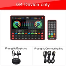 G4 Live Sound Card Full Set Of Live Broadcast Equipment Webcast Sound Card USB Audio Interface Studio Audio Sound Card For Phone
G4 Live Sound Card Full Set Of Live Broadcast Equipment Webcast Sound Card USB Audio Interface Studio Audio Sound Card For Phone