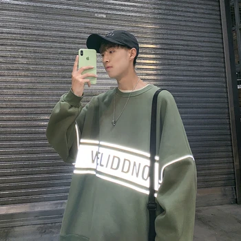 19 Autumn New Korean Version Of The College Wind Casual Personality Loose Cartoon Print Stitching Round Neck Pullover
19 Autumn New Korean Version Of The College Wind Casual Personality Loose Cartoon Print Stitching Round Neck Pullover