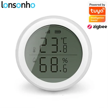 Lonsonho Tuya Zigbee Temperature Humidity Sensor Detector Smart Home Automation Compatible Tuya Zigbee Hub
Lonsonho Tuya Zigbee Temperature Humidity Sensor Detector Smart Home Automation Compatible Tuya Zigbee Hub