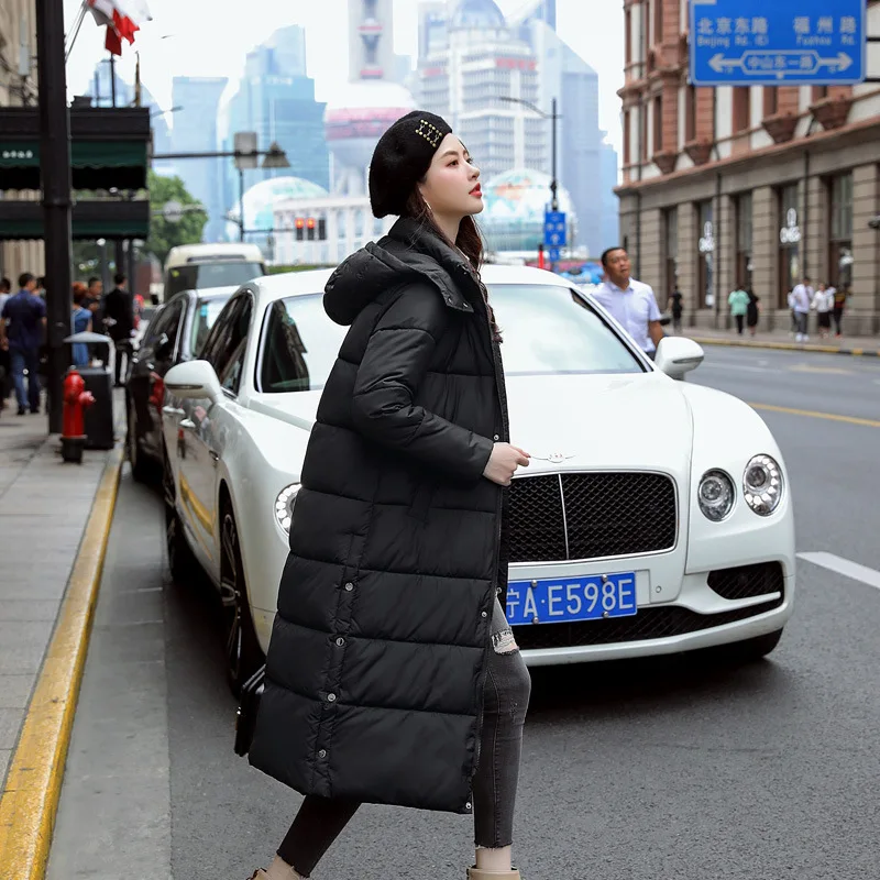 2019 Winter Korean-style Exta-long Ankle Cotton-padded Clothes Women's over-the-Knee Thick down Jacket Cotton-padded Clothes Lar
2019 Winter Korean-style Exta-long Ankle Cotton-padded Clothes Women's over-the-Knee Thick down Jacket Cotton-padded Clothes Lar