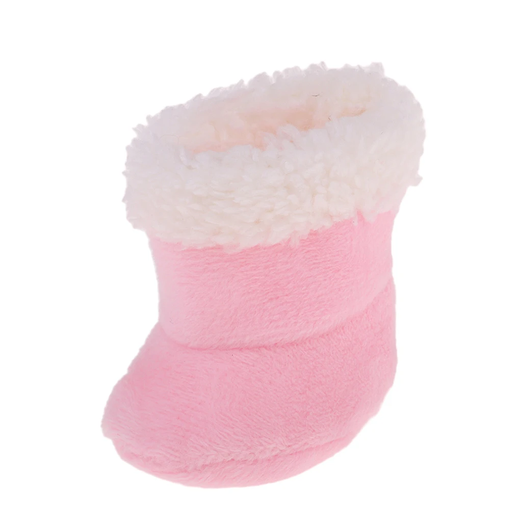Trendy Pink Snow Boots Shoes Dress Up for Mellchan 9-11 inch Reborn Baby Girl Doll Accessory Collectibles Trendy Pink Snow Boots Shoes Dress Up for Mellchan 9-11 inch Reborn Baby Girl Doll Accessory Collectibles