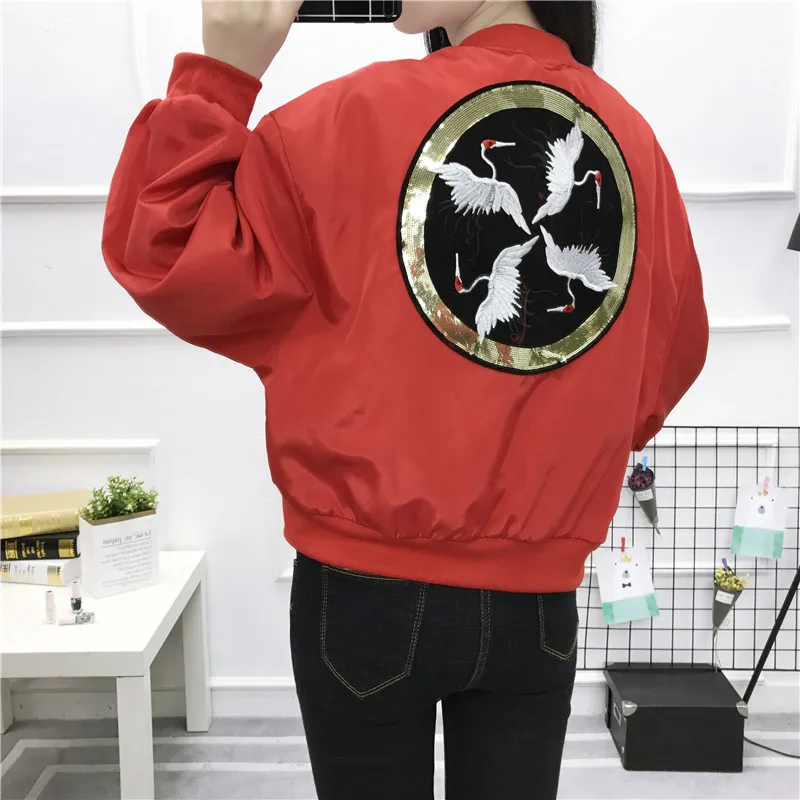 Korean-style Loose Bat Sleeve Cropped Jacket Women's Thin Baseball Uniform Long Sleeve Sequin Jacket
Korean-style Loose Bat Sleeve Cropped Jacket Women's Thin Baseball Uniform Long Sleeve Sequin Jacket