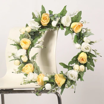 Simulation Lily Wreath Simulation Plant Roses Door Hanging Vine Circle Decoration Halloween Thanksgiving Christmas Wreath
Simulation Lily Wreath Simulation Plant Roses Door Hanging Vine Circle Decoration Halloween Thanksgiving Christmas Wreath