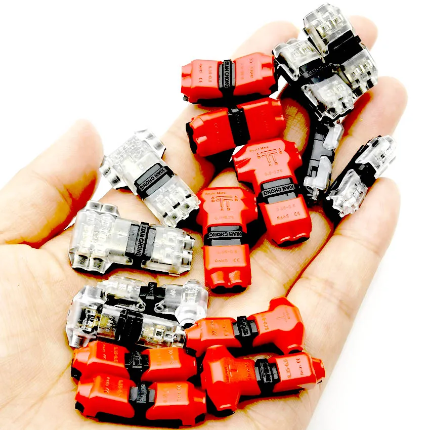 5PCS H T type 1Pin 2Pin Scotch Lock Quick Splice Wire Connectors for Terminals Crimp Electrical Car Audio 24-18AWG Wire Set
5PCS H T type 1Pin 2Pin Scotch Lock Quick Splice Wire Connectors for Terminals Crimp Electrical Car Audio 24-18AWG Wire Set