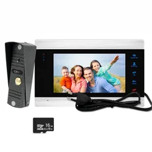 Jeatone Home Video Intercom Video Door Phone for Apartment 7" Monitor 1200TVL Doorbell Camera with Motion Detection,Auto Record
Jeatone Home Video Intercom Video Door Phone for Apartment 7" Monitor 1200TVL Doorbell Camera with Motion Detection,Auto Record