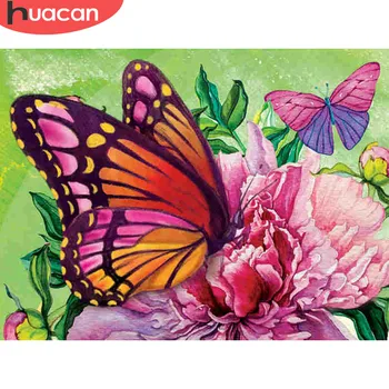 HUACAN Diamond Painting Butterfly Full Square Drill Cross Stitch Diamond Embroidery Flowers Rhinestones Picture Beaded Painting
HUACAN Diamond Painting Butterfly Full Square Drill Cross Stitch Diamond Embroidery Flowers Rhinestones Picture Beaded Painting