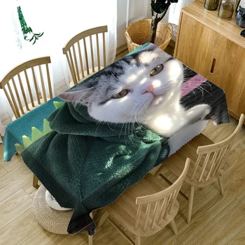 3D Animal Pattern Tablecloth Sweet Cat and Dog Dustproof Washable Cloth Thicken Cotton Rectangular and Round Table Cloth
3D Animal Pattern Tablecloth Sweet Cat and Dog Dustproof Washable Cloth Thicken Cotton Rectangular and Round Table Cloth