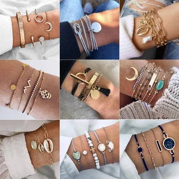 30 Style Bohemian Pineapple Turtle Heart Earth Bracelet Sets for Women Weave Rope Chain Bracelets Pulseras Mujer Stone Jewelry
30 Style Bohemian Pineapple Turtle Heart Earth Bracelet Sets for Women Weave Rope Chain Bracelets Pulseras Mujer Stone Jewelry