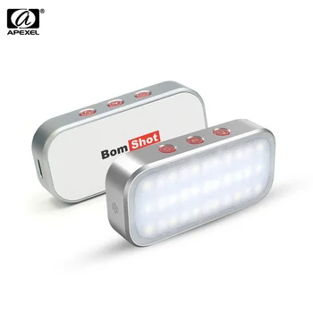 APEXEL APL-FL02 RGB LED Video Light Lamp Panel Support 7 Light Colors with 1/4"Screw Hole AI Mode for Selfie Product Photography
APEXEL APL-FL02 RGB LED Video Light Lamp Panel Support 7 Light Colors with 1/4"Screw Hole AI Mode for Selfie Product Photography