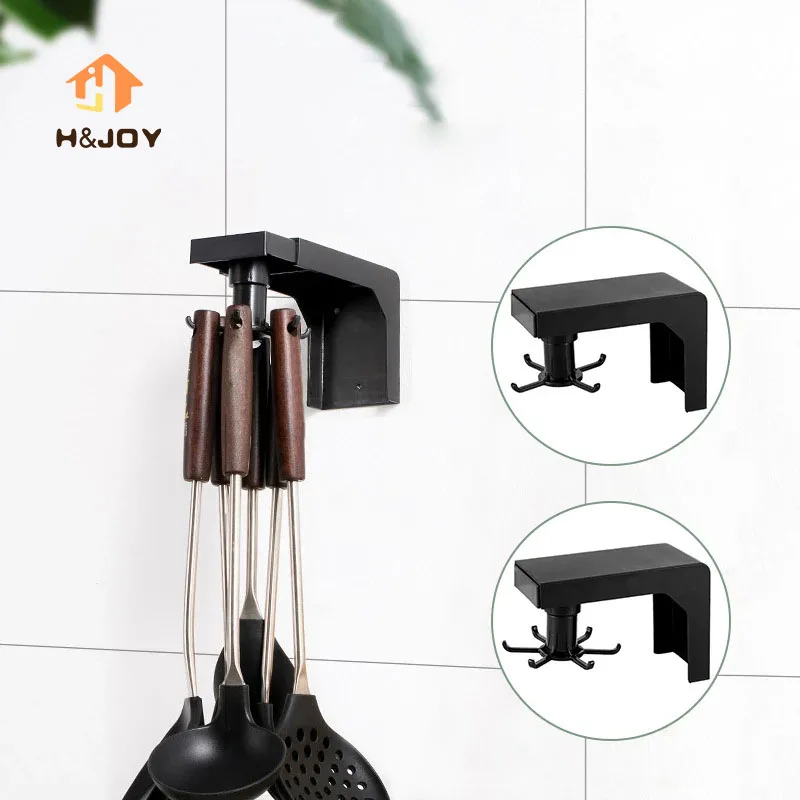 4/6 Rotating kitchen Hooks Storage Rack Punch-free Kitchen Utensil Tool Door Cabinet Shelf Spatula Rack Towel Hanger Organizer
4/6 Rotating kitchen Hooks Storage Rack Punch-free Kitchen Utensil Tool Door Cabinet Shelf Spatula Rack Towel Hanger Organizer