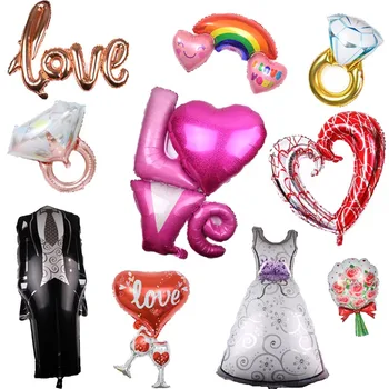 Wedding theme balloon: wedding party decoration balloon engagement day bride and groom love anniversary scene layout balloon
Wedding theme balloon: wedding party decoration balloon engagement day bride and groom love anniversary scene layout balloon