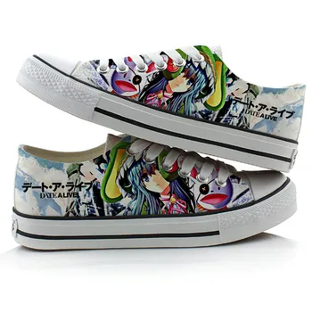 Unisex Anime DATE A LIVE Casual Canvas Shoes plimsolls hand-painted Yatogami Tohka Yoshino Low Flat shoes duck shoes Sneakers
Unisex Anime DATE A LIVE Casual Canvas Shoes plimsolls hand-painted Yatogami Tohka Yoshino Low Flat shoes duck shoes Sneakers