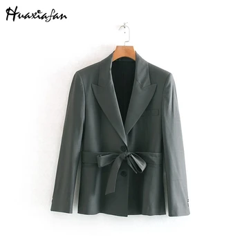 Huaxiafan Blazers Women Jackets Coats Grey Single Breasted Sashes Long Sleeve Office Ladies Blazer Jacket Button Pocket Notched
Huaxiafan Blazers Women Jackets Coats Grey Single Breasted Sashes Long Sleeve Office Ladies Blazer Jacket Button Pocket Notched