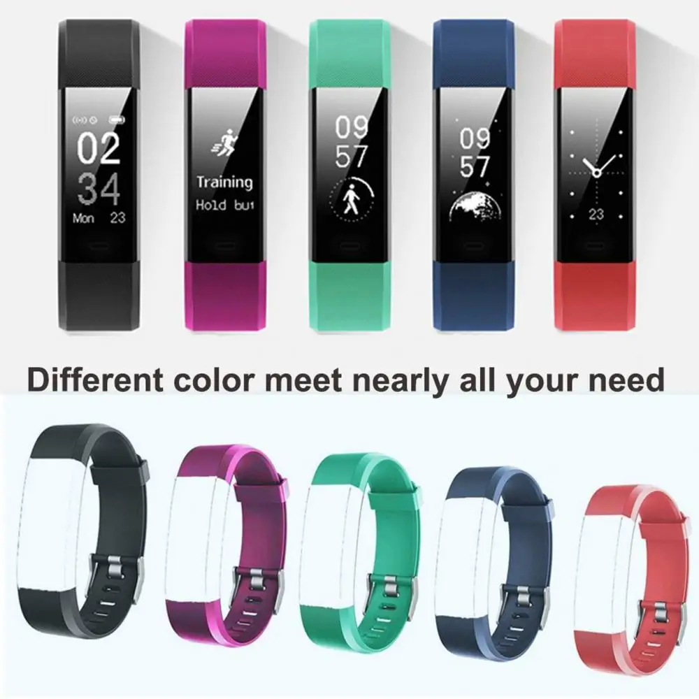 

Convenient Multifunction Adjustable Soft TPE Bracelet Strap for ID115 Plus/ID115HR Plus/ID115 Plus HR