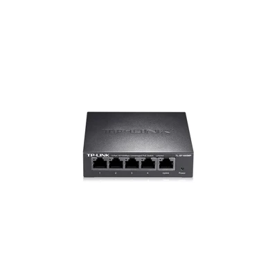 

tp-link poe switch poe Ethernet TL-SF1005MP 4 PoE/1 uplink RJ45 port Whole machine 21W/single port 15.4W 802.3af Plug and play