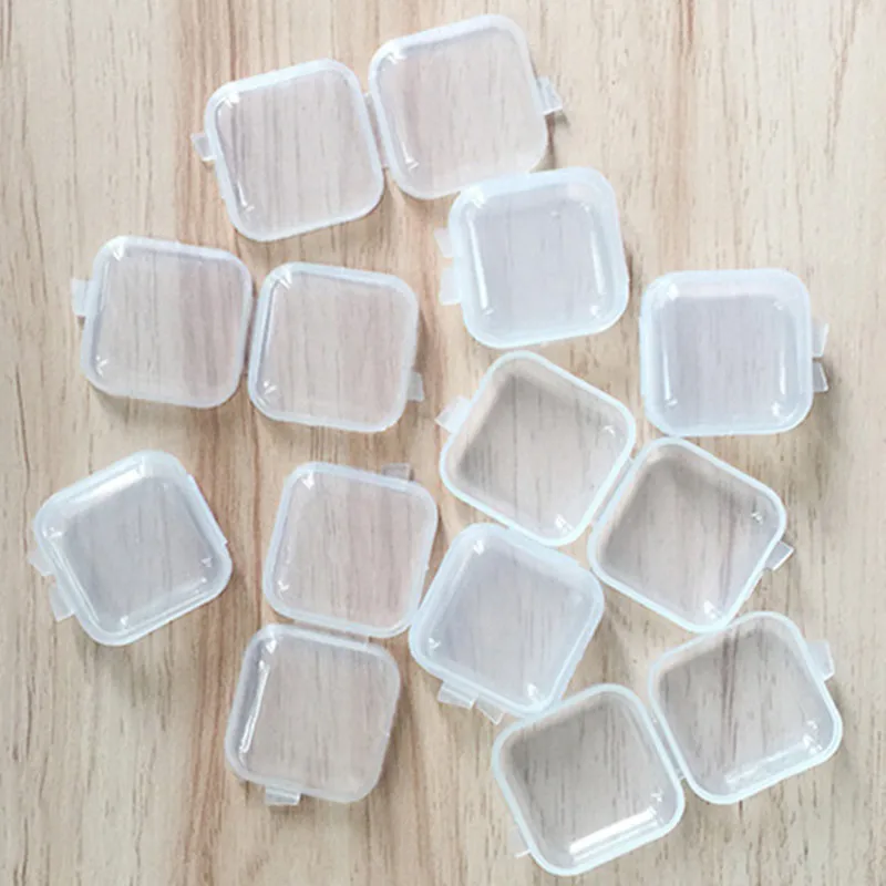 10/25 PCS Mini Transparent Plastic Box Jewelry Earplugs Medicine Storage Box Container Separate Storage Box Small Gift Box
10/25 PCS Mini Transparent Plastic Box Jewelry Earplugs Medicine Storage Box Container Separate Storage Box Small Gift Box