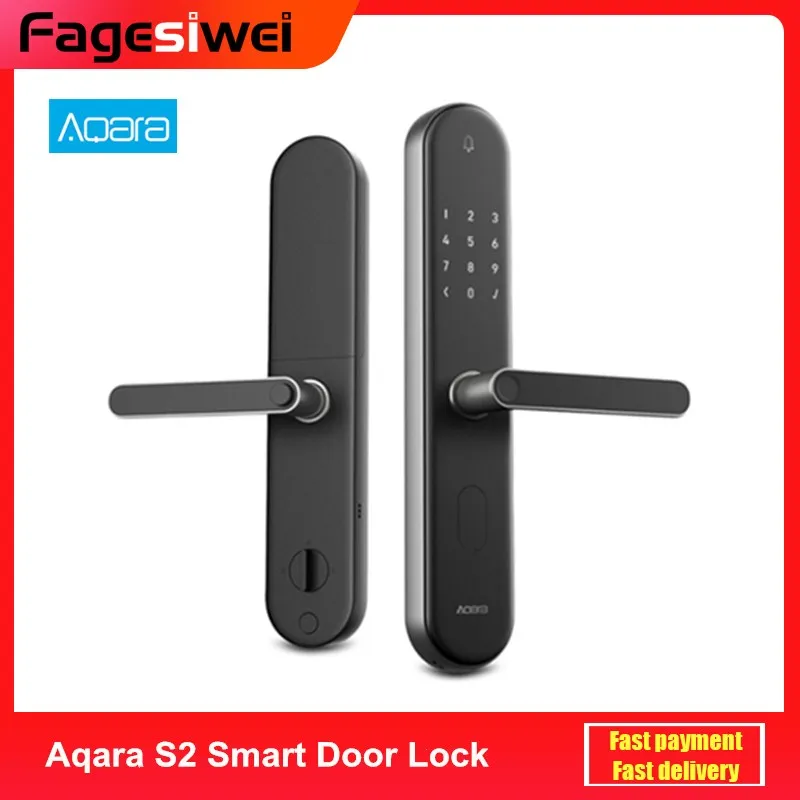 Aqara S2 Smart Door Lock Fingerprint Digital Touch Screen Keyless Lock Smart Home App Control Adjustable Right/Left Hand
Aqara S2 Smart Door Lock Fingerprint Digital Touch Screen Keyless Lock Smart Home App Control Adjustable Right/Left Hand