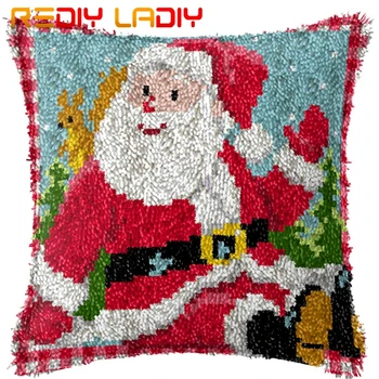 Latch Hook Cushion Santa Squirrel Printed Canvas Cushion Cover Acrylic Yarn Crochet Pillow Case Kits Hobby & Crafts Home Decor
Latch Hook Cushion Santa Squirrel Printed Canvas Cushion Cover Acrylic Yarn Crochet Pillow Case Kits Hobby & Crafts Home Decor