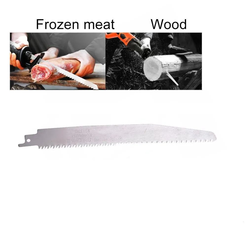1pcs S1122C Saw Blades 225mm Stainless Steel Reciprocating Saw Blade Suitable For Cutting Bone Meat Metal Wood
1pcs S1122C Saw Blades 225mm Stainless Steel Reciprocating Saw Blade Suitable For Cutting Bone Meat Metal Wood