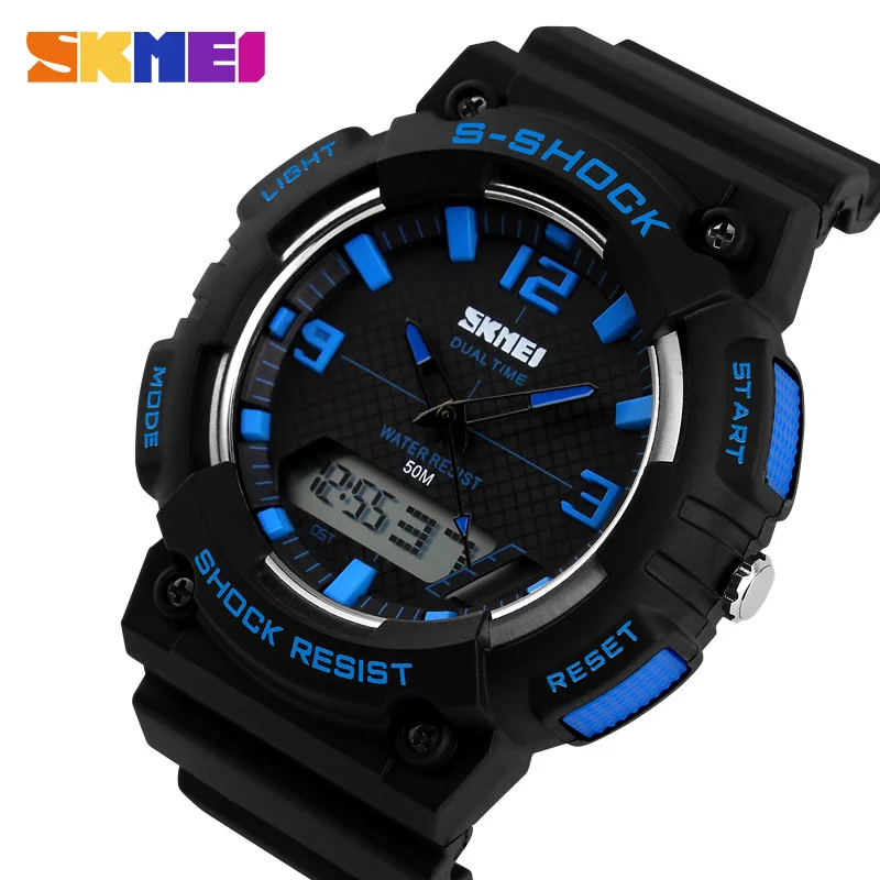 Skmei 1057 Waterproof Watch Multi-functional Sports Dual Display Watches Night Light Outdoor Mountain Climbing
Skmei 1057 Waterproof Watch Multi-functional Sports Dual Display Watches Night Light Outdoor Mountain Climbing