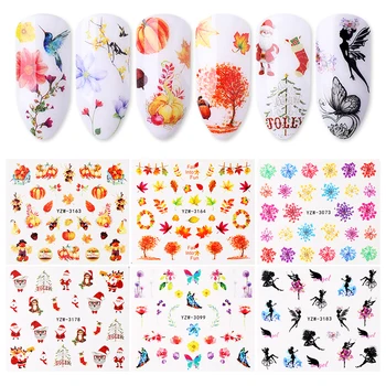 1 Sheet Nail Water Decals Maple Leaves Animals Flower Mixed Patterns Self-Adhesive Transfer Sticker Nail Art DIY Decorations
1 Sheet Nail Water Decals Maple Leaves Animals Flower Mixed Patterns Self-Adhesive Transfer Sticker Nail Art DIY Decorations