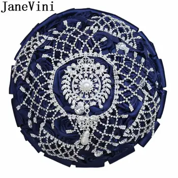 JaneVini BlingBling Crystal Wedding Bouquet Beaded Rhinestones Navy Purple Burgundy Satin Rose Pearl Bridal Bride Flower Bouquet
JaneVini BlingBling Crystal Wedding Bouquet Beaded Rhinestones Navy Purple Burgundy Satin Rose Pearl Bridal Bride Flower Bouquet