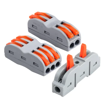 5Pcs Electrical Cable Wire Connector Push-in Terminal Block Universal Fast Terminal Wiring Cable Connectors For Cable Connection
5Pcs Electrical Cable Wire Connector Push-in Terminal Block Universal Fast Terminal Wiring Cable Connectors For Cable Connection