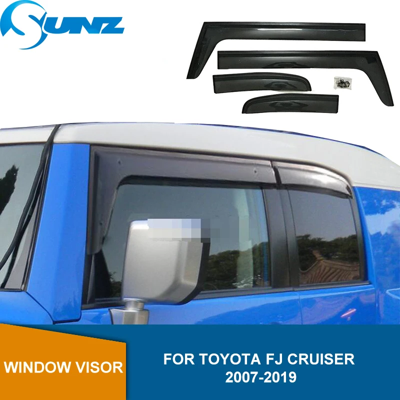 Side Window Deflector For Toyota FJ Cruiser 2007-2019 Smoke Window Shield Sun Rain Deflector Guards SUNZ
Side Window Deflector For Toyota FJ Cruiser 2007-2019 Smoke Window Shield Sun Rain Deflector Guards SUNZ