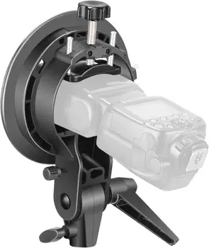 Portable S-Type Bracket Bowens S Mount Holder for Speedlite Flash Snoot Softbox Beauty Dish Honeycomb
Portable S-Type Bracket Bowens S Mount Holder for Speedlite Flash Snoot Softbox Beauty Dish Honeycomb