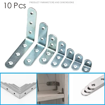 10PCS Stainless Steel Angle Corner Brackets Fasteners Protector Seven Size Corner Stand Supporting Furniture Hardware
10PCS Stainless Steel Angle Corner Brackets Fasteners Protector Seven Size Corner Stand Supporting Furniture Hardware