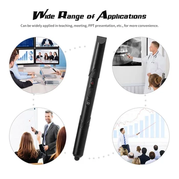 Teaching Lecture 2.4GHz Wireless Presenter Presentation Red Light Pointer Pen PPT Clicker USB Remote Control for Meeting
Teaching Lecture 2.4GHz Wireless Presenter Presentation Red Light Pointer Pen PPT Clicker USB Remote Control for Meeting