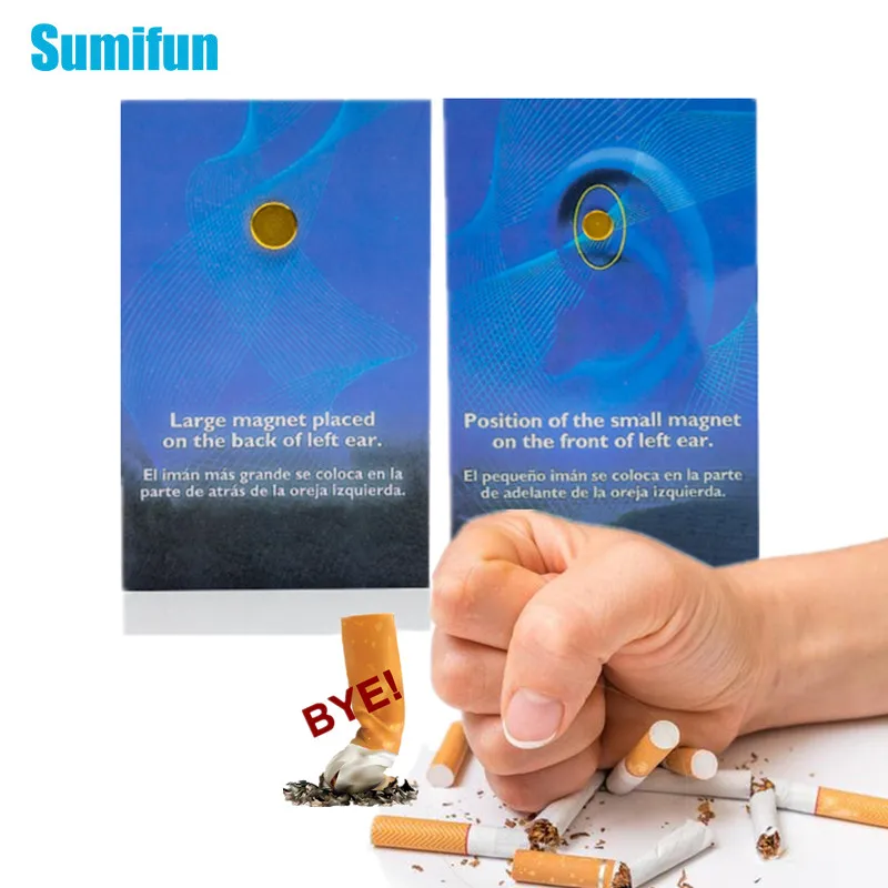 12PCS Magnet Auricular Quit Smoking Acupressure Patch Stop Smoking Anti Smoke Not Cigarettes Smokeless Smoker Health Therapy
12PCS Magnet Auricular Quit Smoking Acupressure Patch Stop Smoking Anti Smoke Not Cigarettes Smokeless Smoker Health Therapy